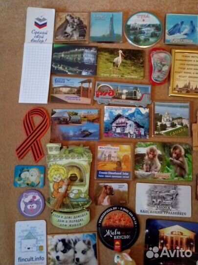 Магниты на холодильник коллекция