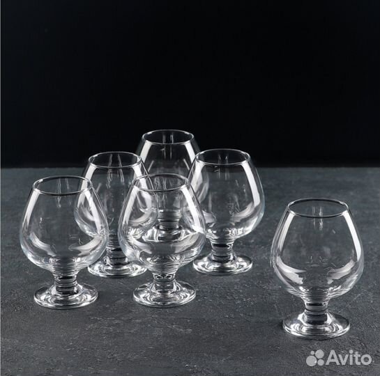 Бокал для коньяка, 385 мл, 6 шт