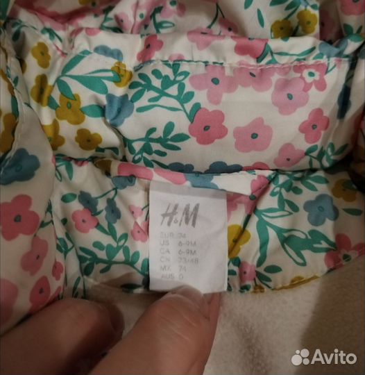 Куртка детская на девочку, размер 74