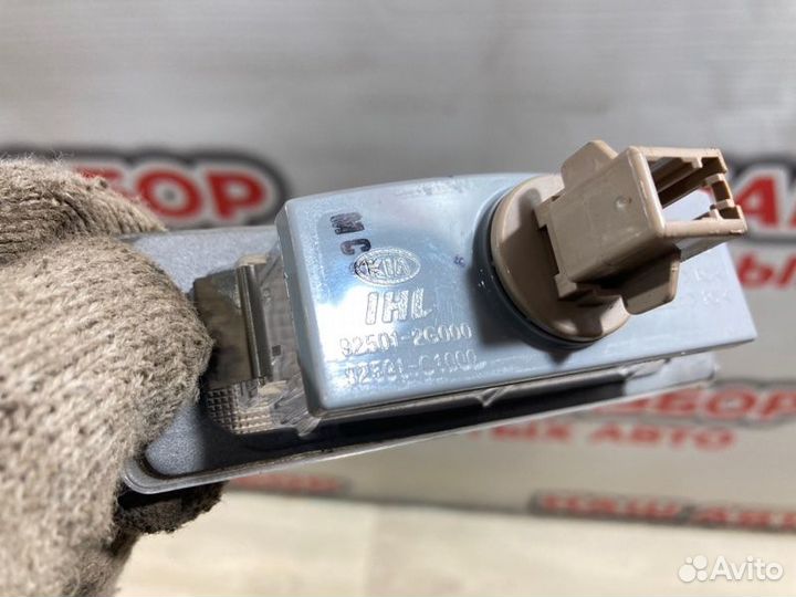 Подсветка номера Kia Sportage 4 2017