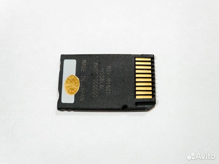 Карта памяти Sony Memory Stick Pro Duo 1 гб