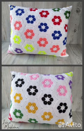 Комплект декоративных подушек ручной работы