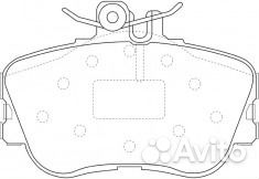 Колодки тормозные Mercedes C-class W202 93