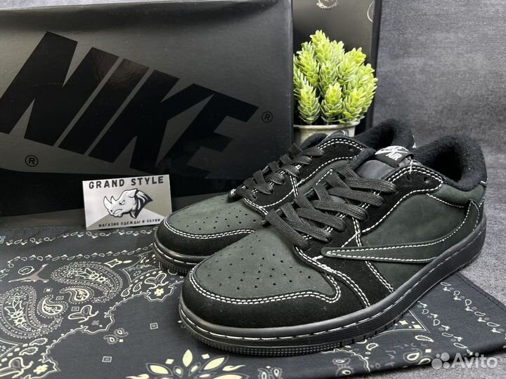Nike Air Jordan 1 Low x Travis Scott Black Phantom