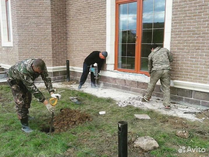 Замена фундамента