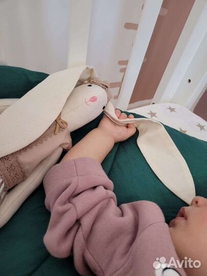 Зайчики тильды подарок для детей игрушка