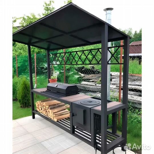 Мангал в стиле Лофт 