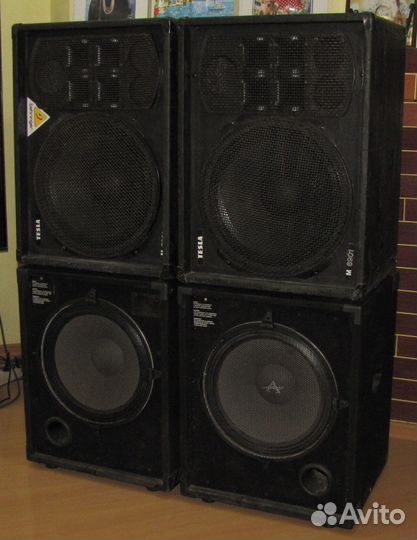 Колонки Сабвуферы 2160W Pro 4шт Frank Audio C-Mark