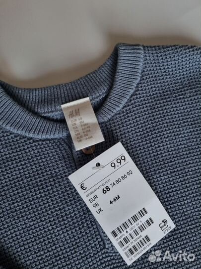 Свитер для малыша H&M 68,74