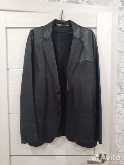 Кожаный пиджак