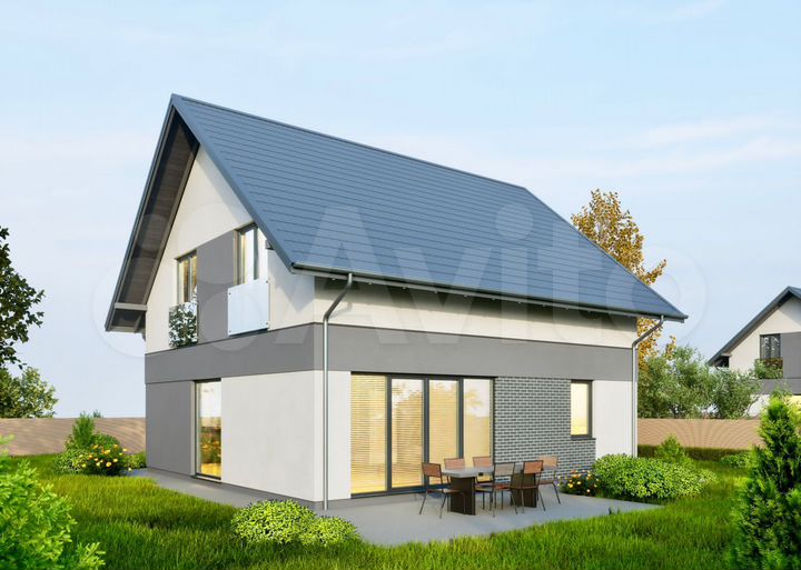 Дом 120 м² на участке 5 сот.