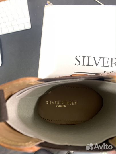 Мужские кожаные ботинки