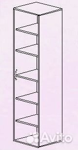 Детский шкаф Форсаж 2 дверки узкий