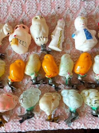 Ёлочные игрушки СССР 40-80е гг