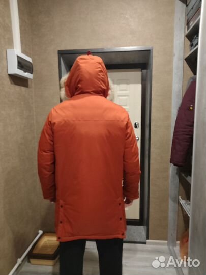 Парка мужская с натуральным мехом