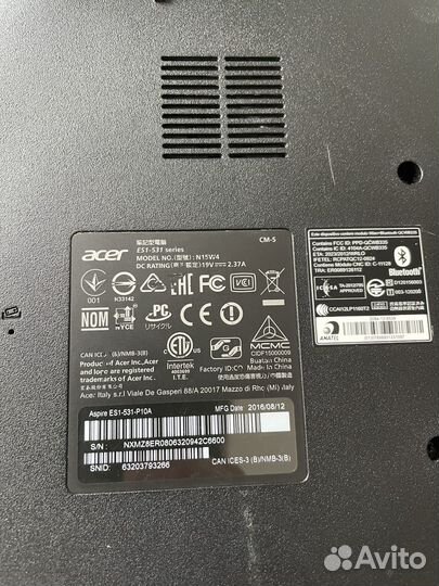 Ноутбук acer