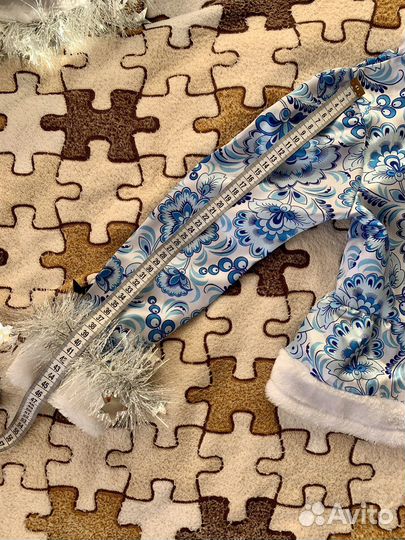 Костюм снегурочки 110-116