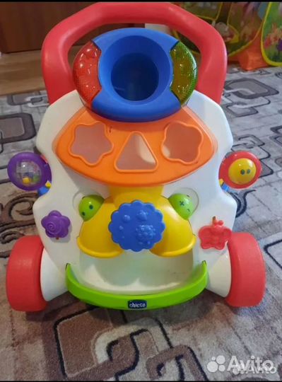 Ходунки каталка chicco 2в 1