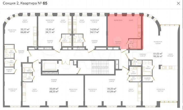 1-к. квартира, 37 м², 3/9 эт.