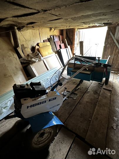 Мотоблок с тележкой Нева бм2 Мультиагро-B&S