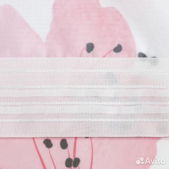 Новый комплект тюля Этель Цветы