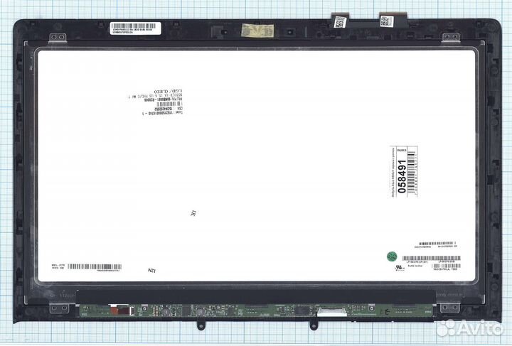 Модуль - для Asus N550JX черный с рамкой, Диагонал
