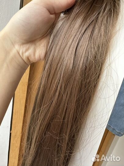 Волосы на заколках искусственные