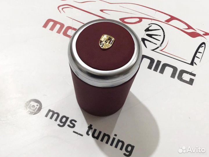 Пепельница Porsche бордовая