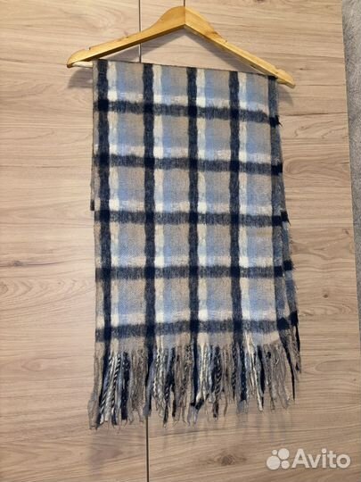 Шарф женский голубой