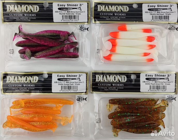 Keitech Diamond Easy Shiner 3 дюйма
