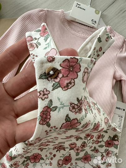 Комбинезон и кофта для девочки 56 62