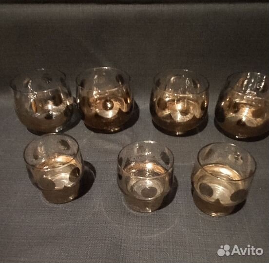 Бокалы с позолотой