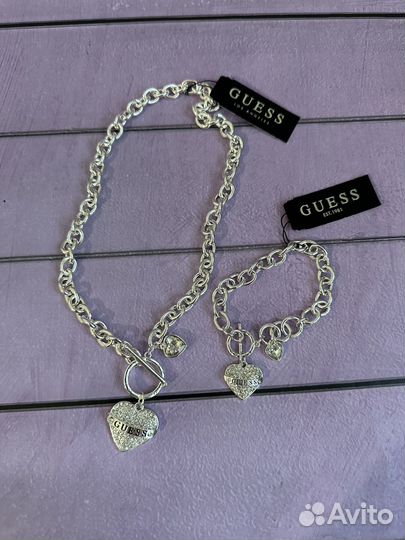 Браслет и цепь Guess