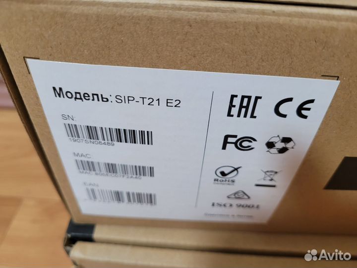 3 новых IP Sip Yealink, T30-1шт, T21E2-2шт