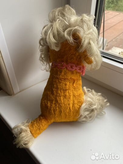 Мягкая плюшевая игрушка собака СССР