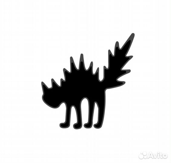 Значок Бешенный кот