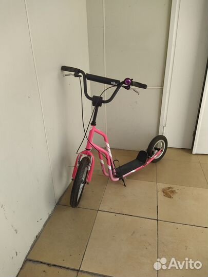 Самокат взрослый с большими колесами