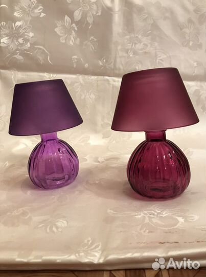 Подсвечники стеклянные