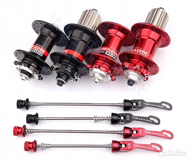 Novateс D041SB втулка 36 Hole перед колесо красная