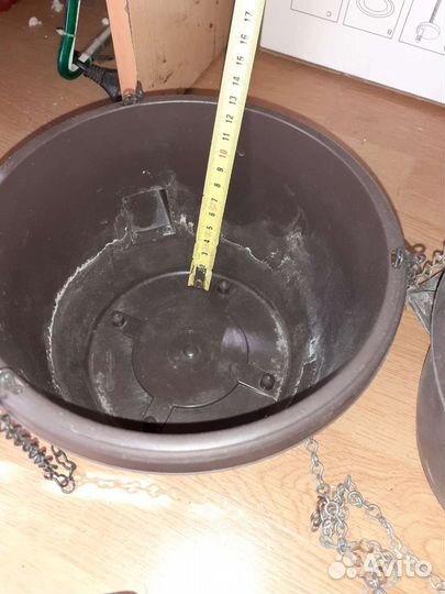 Кашпо подвесные, 2 новые и 2 б/у