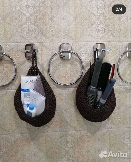 Вязанная корзина, система хранения