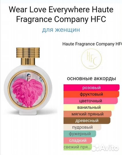 Тестер Wear Love Everywhere HFC 62 мл