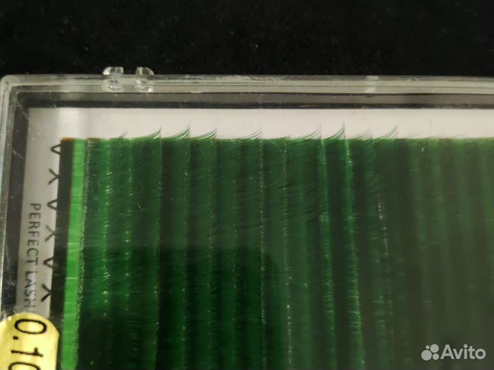 Ресницы для наращивания зеленые