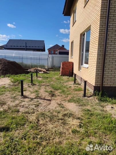 Монтаж винтовых свай