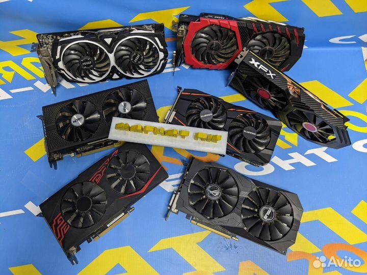 Видеокарта AMD RX 470/480/570/580 4/8GB