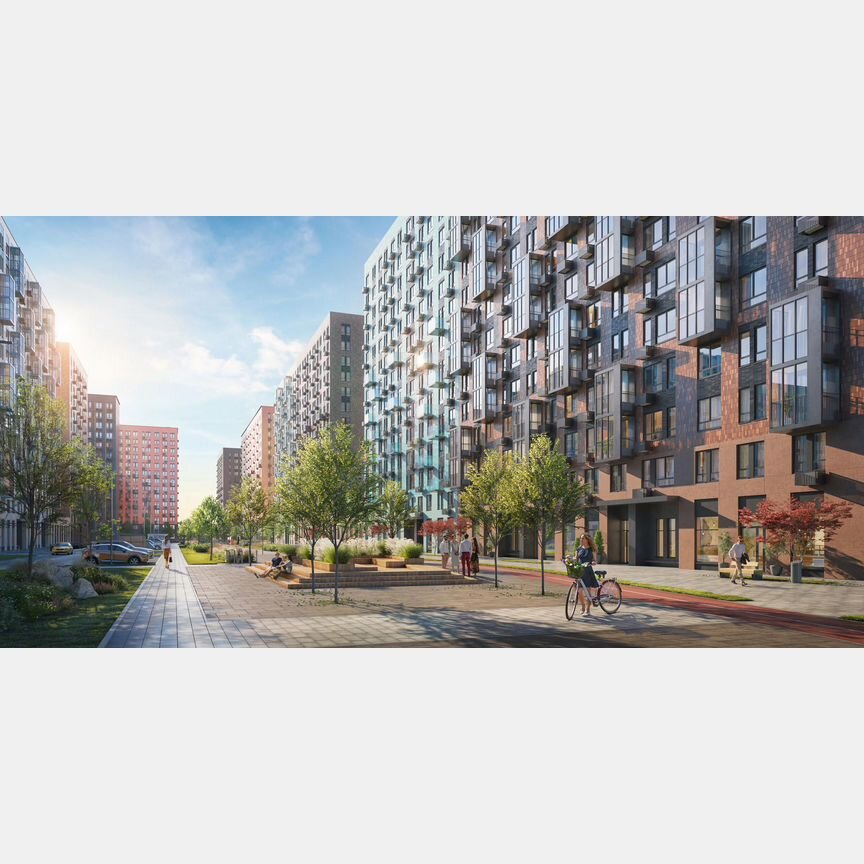 3-к. квартира, 87,3 м², 6/14 эт.