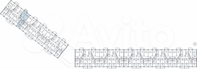 2-к. квартира, 71 м², 12/17 эт.