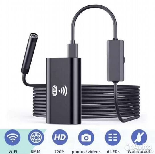 Эндоскоп камера wifi