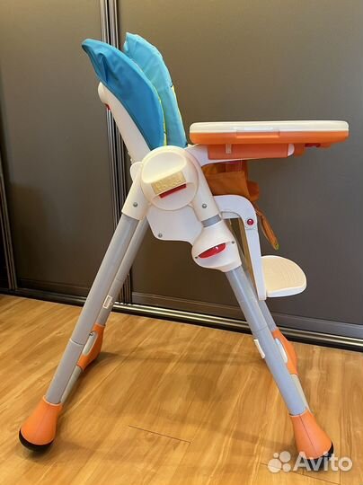 Chicco Polly 2в1 стульчик для кормлен Wood friends