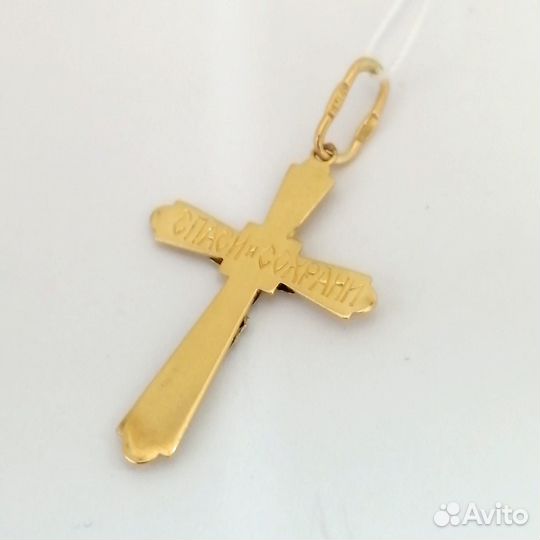 Крест / 0,78г / Золото585